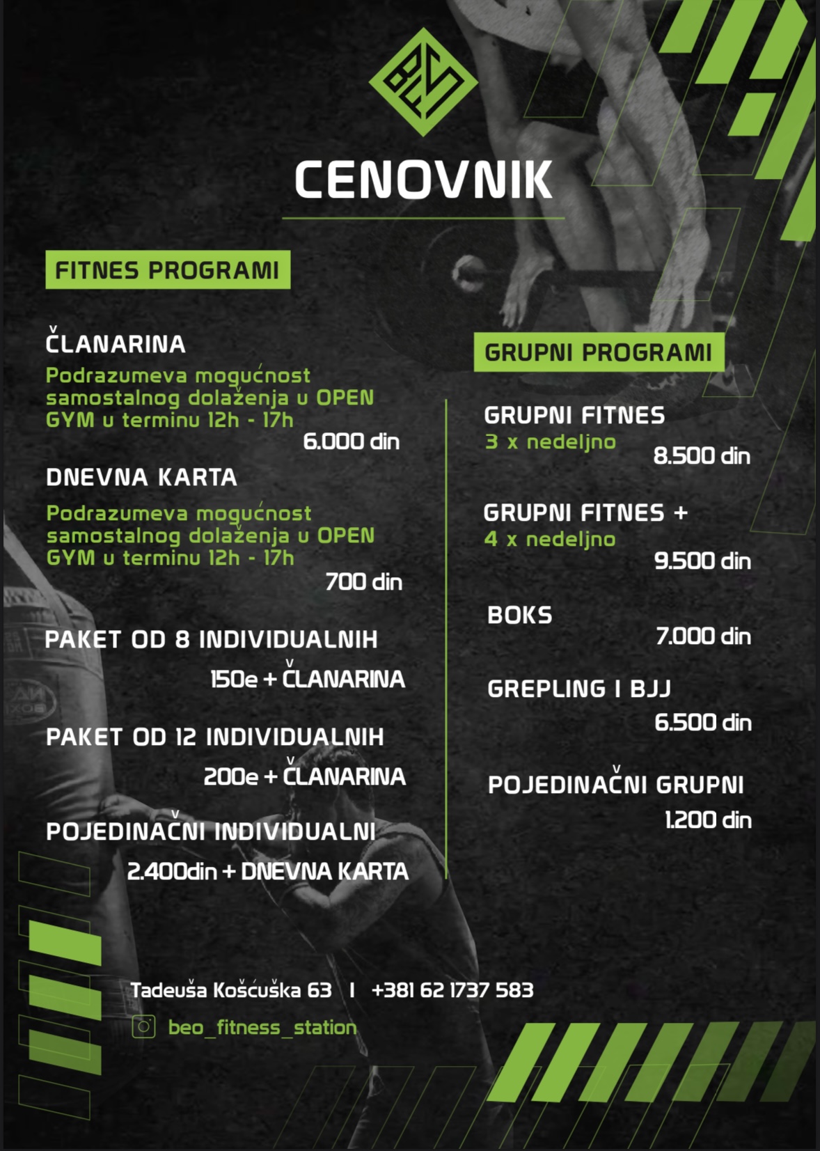 Cenovnik
